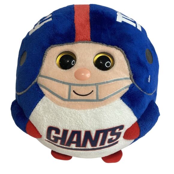 TY Beanie Babies 5" New York Giants NFL 2015 Beanie Ballz‎ Rare Retired - Picture 1 of 10